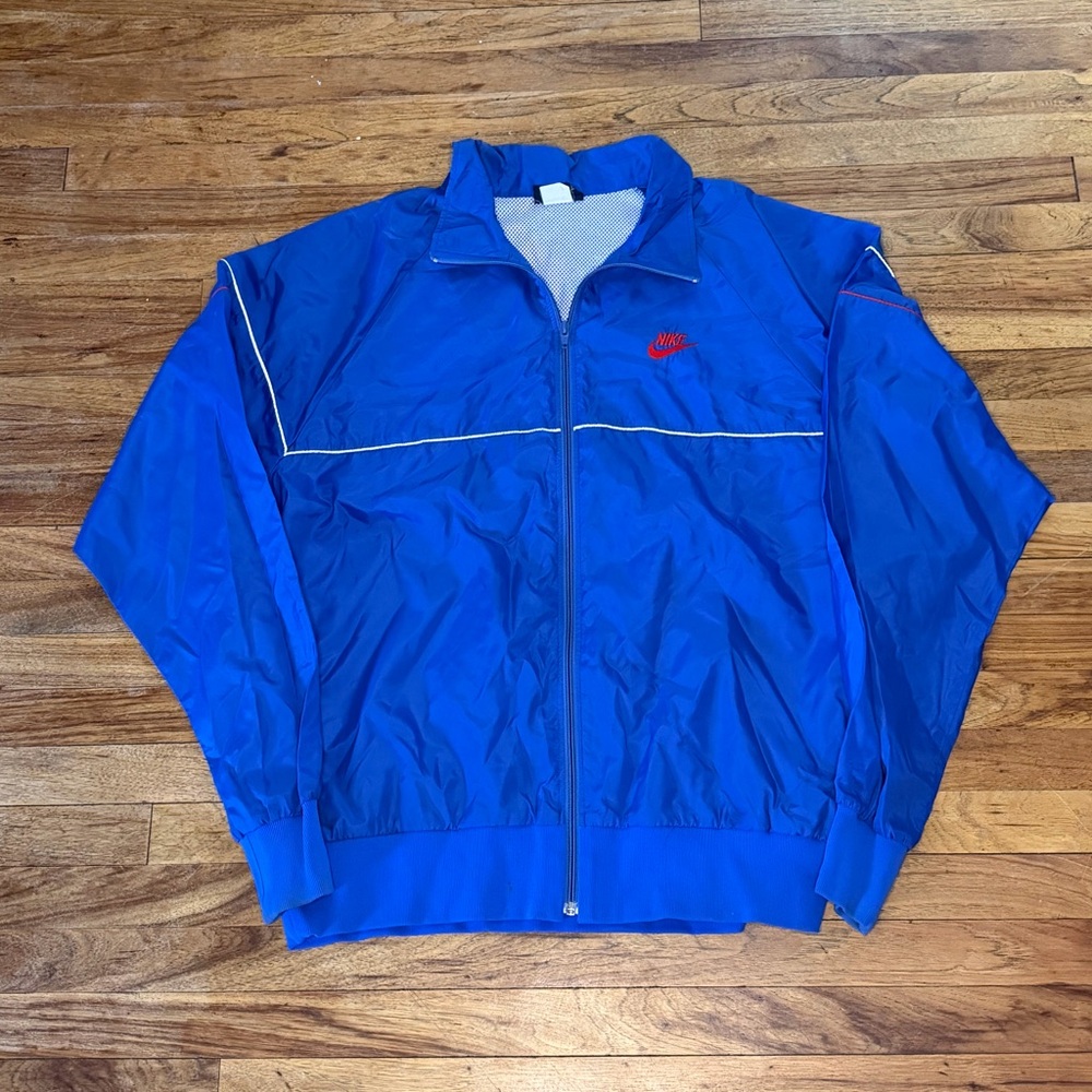 VTG 1980s Nike Running Jacket Made In Japan Tag Rare OG Track Reflective L coat.